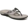imageVionic Womens Rest Karina Backstrap Sandal Supportive Ladies Slip on Sandals That Include ThreeZone Comfort with Orthotic Insole Arch Support Medium and Wide FitPewter