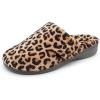 imageVionic Gemma  Orthaheel Orthotic Slipper Natural Leopard  10 Medium