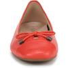 imageVionic Womens Klara Skimmers Ballet FlatCherry Tomato Leather