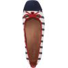 imageVionic Womens Klara Skimmers Ballet FlatNavyWhite Stripe