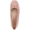 imageVionic Womens Klara Skimmers Ballet FlatPeach Suede