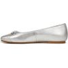 imageVionic Womens Klara Skimmers Ballet FlatSilver Leather