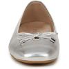 imageVionic Womens Klara Skimmers Ballet FlatSilver Leather