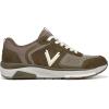 imageVionic Mens Walk Strider Knit SneakerDark Olive KnitSuede