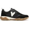 imageVionic Womens Walk Slim Glide SneakerBlack Leather and Suede