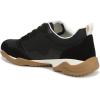 imageVionic Womens Walk Slim Glide SneakerBlack Leather and Suede
