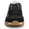 imageVionic Womens Walk Slim Glide SneakerBlack Leather and Suede