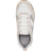 imageVionic Womens Walk Slim Glide SneakerIvory Leather and Suede