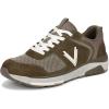 imageVionic Mens Walk Strider Knit SneakerDark Olive KnitSuede