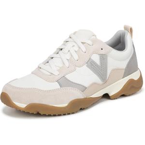 imageVionic Womens Walk Slim Glide SneakerIvory Leather and Suede