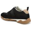 imageVionic Womens Walk Slim Gia SneakerBlack SuedeLeather