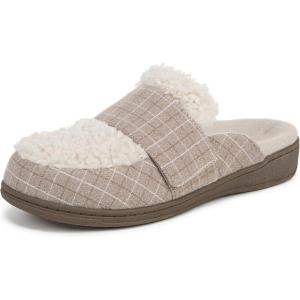 imageVionic Womens Gemma Ii MulesCream Plaid Shearling