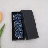imageCSY Elegant Stretch Bangle Bracelets Bridal Art Deco Teardrop Crystal Elastic Wide Statement Bracelet for Women Party Promnavy blueplatinum tone