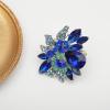 imageCSY Luxury Womens Austrian Crystal Leaves Flower Big Cocktail Statement Rings Stretch Adjustable Ring Jewelry Accessories01 royal blue