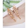 imageLuxury Marquise Crystal Chandelier Dangle Earrings Trendy Statement Drop Earrings Gifts for Womenchampagne gold