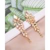 imageLuxury Marquise Crystal Chandelier Dangle Earrings Trendy Statement Drop Earrings Gifts for Womenchampagne gold