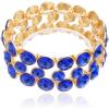 royal blue-gold plated