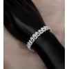 imageElegant Wedding Jewelry Sets Bridal Necklace Link Bracelet Earrings Sets Choker Necklace Prom Costume Accessories for Bridesmaid Bridestyle 2 white