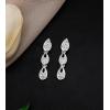 imageElegant Wedding Jewelry Sets Bridal Necklace Link Bracelet Earrings Sets Choker Necklace Prom Costume Accessories for Bridesmaid Bridestyle 2 white