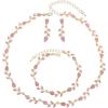 hot pink rhinestones-gold tone