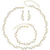 white rhinestones-gold tone