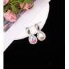 imageCSY Elegant Bridal Necklace Earrings Bracelet Ring Set for Bride Bridesmaid Tear Drop Crystal Wedding Prom Costume Jewelry Sets for WomenAB Crystal  Silver plated