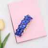 imageCSY Womens Elegant Bridal Necklace Earrings Stretch Bangle Bracelsts Set for Bride Bridesmaid Wedding Teardrop Crystal Costume Jewelry SetsRoyal blueGold tone