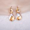 imageCSY Elegant Austrian Crystal Necklace Drop Earrings Bracelet Set Bridal Wedding Prom Costume Jewelry Sets for Brides Bridesmaidchampagne gold