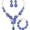 royal blue-gold tone