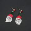 imageLuxury Statement Bib Necklace Earrings Santa Claus Christmas Element Party Costume Jewelry Set Xmas Gift for WomenSTYLE 2