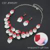 imageLuxury Statement Bib Necklace Earrings Santa Claus Christmas Element Party Costume Jewelry Set Xmas Gift for WomenSTYLE 2