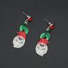 imageLuxury Statement Bib Necklace Earrings Santa Claus Christmas Element Party Costume Jewelry Set Xmas Gift for WomenSTYLE 3
