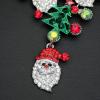 imageLuxury Statement Bib Necklace Earrings Santa Claus Christmas Element Party Costume Jewelry Set Xmas Gift for WomenSTYLE 3