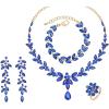 royal blue-gold tone