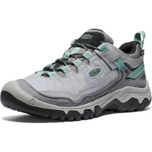 imageKEEN Womens Targhee 4 Low Height Durable Comfortable Waterproof Hiking ShoeAlloyGranite Green