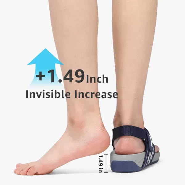 STQ Orthopedic Adjustable Wedge Sandals for Women with Arch Support