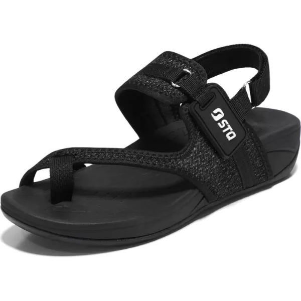 STQ Orthopedic Adjustable Wedge Sandals for Women with Arch Support