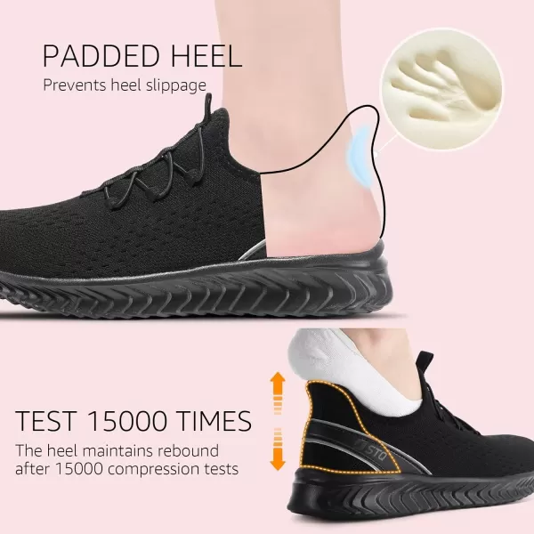 STQ Slip ins Hands Free Womens Walking Shoes Comfortable Maternity Shoes Supportive | Cushioned
