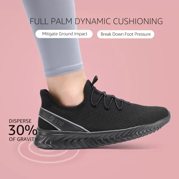 STQ Slip ins Hands Free Womens Walking Shoes Comfortable Maternity Shoes Supportive | Cushioned