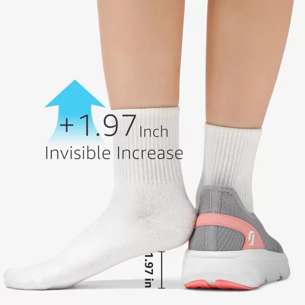 STQ Slip ins Walking Shoes Hands Free Womens Slip on Sneakers with Shockproof Sole for Pain Relief