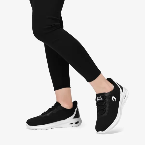 STQ Slip ins Walking Shoes Women with Arch Support Comfort Slip on Sneakers Women Hands Free Lightweight