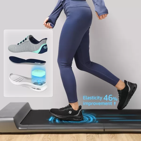 STQ Slip ins Walking Shoes Women with Arch Support Comfort Slip on Sneakers Women Hands Free Lightweight