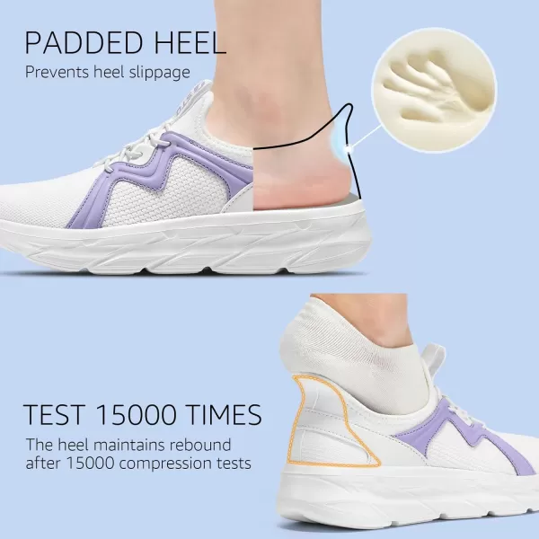 STQ Slip ins Womens Slip on Sneakers Hands Free Walking Maternity Shoes for Plantar Fasciitis