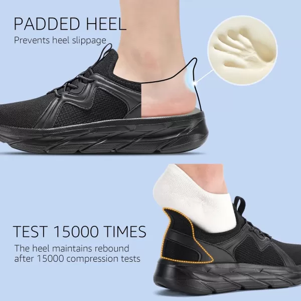 STQ Slip ins Womens Slip on Sneakers Hands Free Walking Maternity Shoes for Plantar Fasciitis