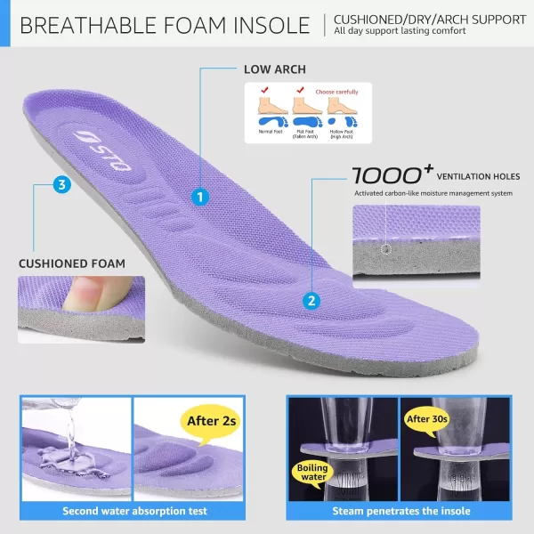 STQ Slip ins Womens Slip on Sneakers Hands Free Walking Maternity Shoes for Plantar Fasciitis