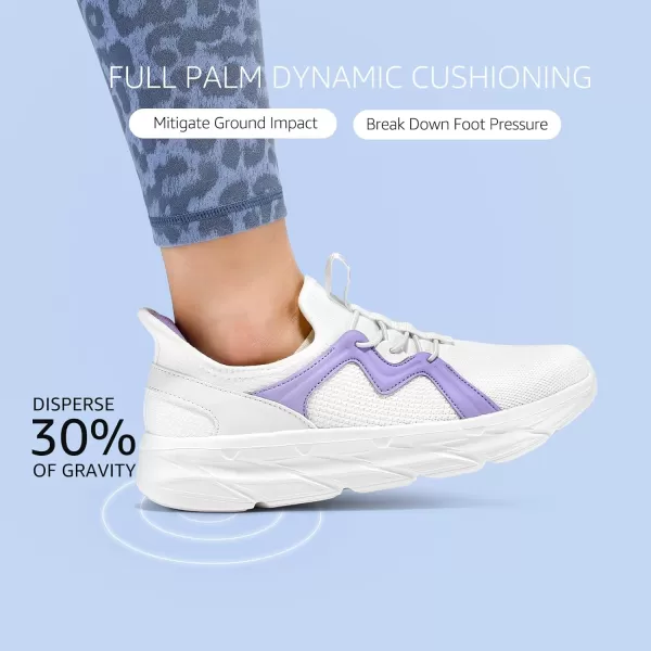 STQ Slip ins Womens Slip on Sneakers Hands Free Walking Maternity Shoes for Plantar Fasciitis