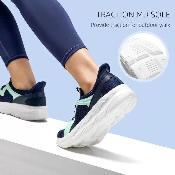STQ Slip ins Womens Slip on Sneakers Hands Free Walking Maternity Shoes for Plantar Fasciitis