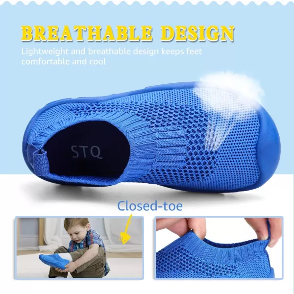 STQ Toddler Boys Girls Sneakers for Kids Lightweight Tennis Walking Sock Shoes
