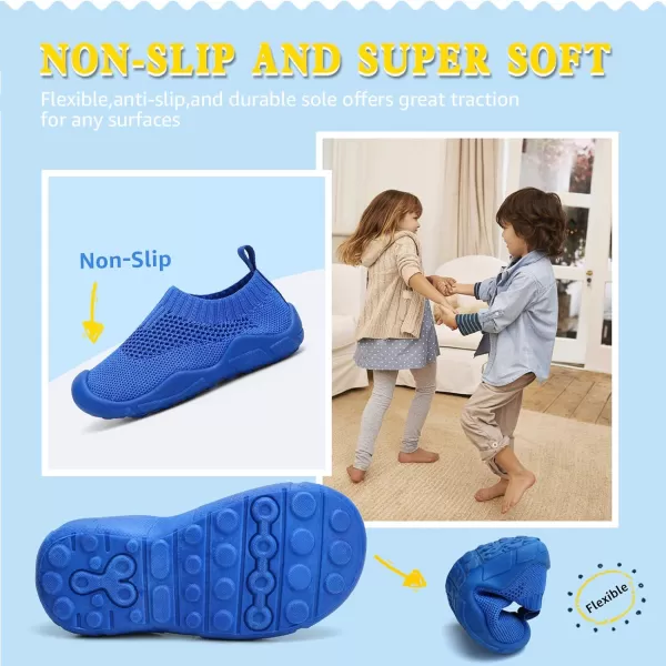 STQ Toddler Boys Girls Sneakers for Kids Lightweight Tennis Walking Sock Shoes