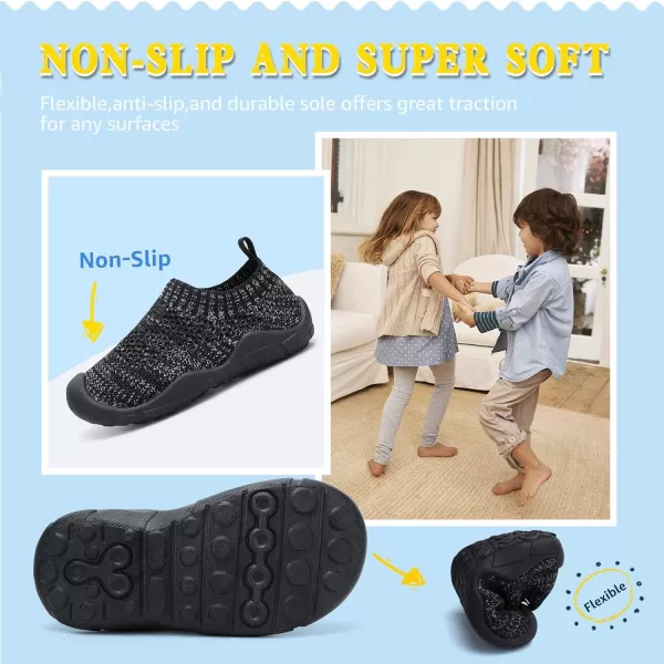 STQ Toddler Boys Girls Sneakers for Kids Lightweight Tennis Walking Sock Shoes